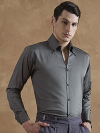 DENNISON Men Cooper Collar Solid Formal Shirt
