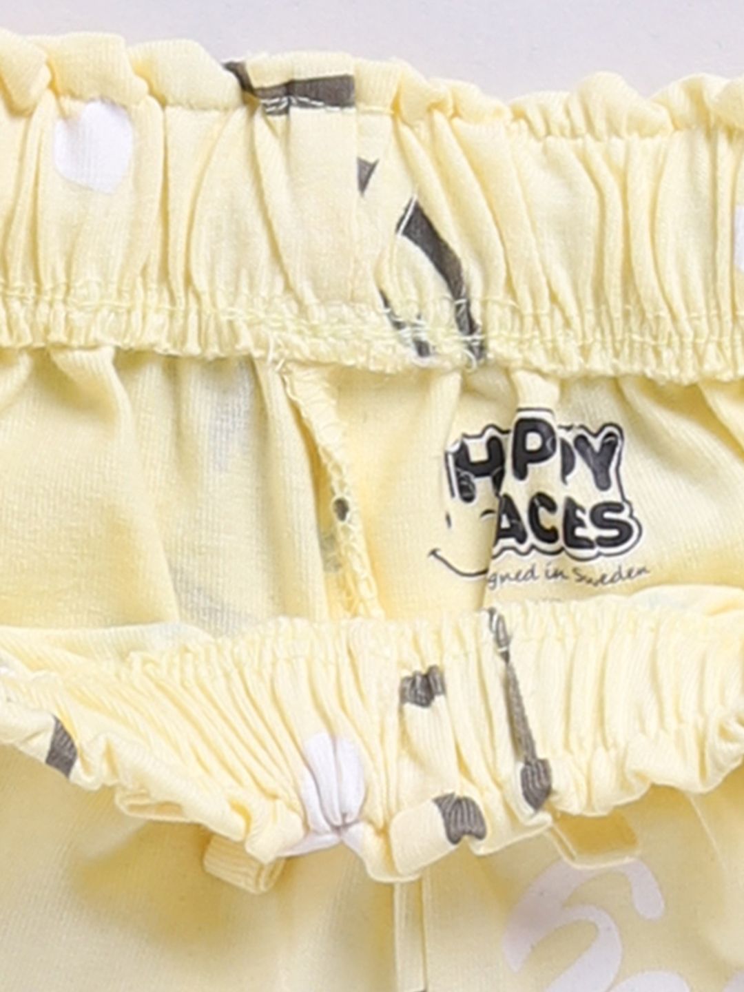 Happy Faces Girls Conversational Printed Pure Cotton Shorts