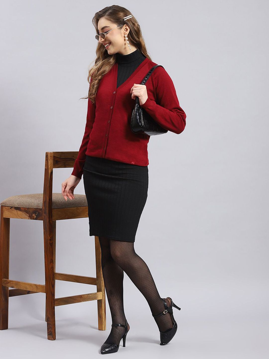 Monte Carlo Women Woollen Cardigan