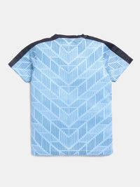 HRX by Hrithik Roshan Boys Rapid-dry Typography Printed Sports T-shirt