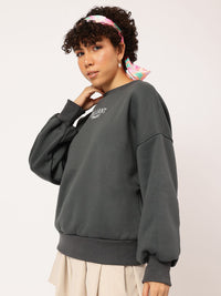 DressBerry Urban Chic Printed Oversized Sweatshirt