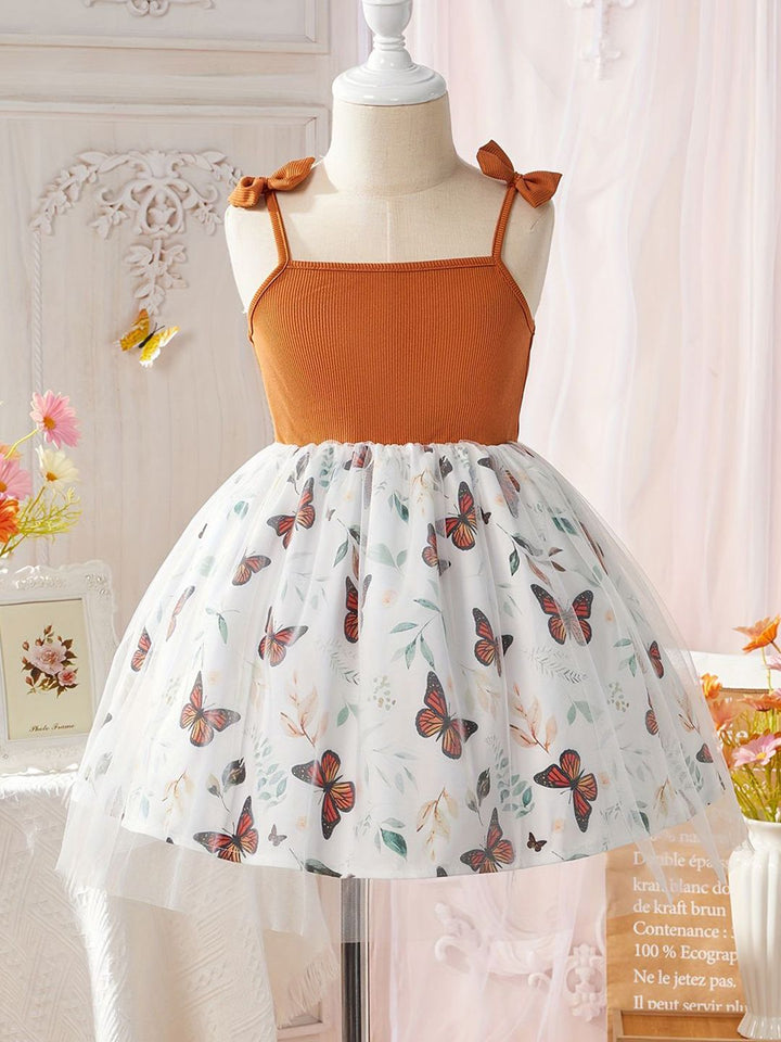 YK Floral Print Fit & Flare Dress