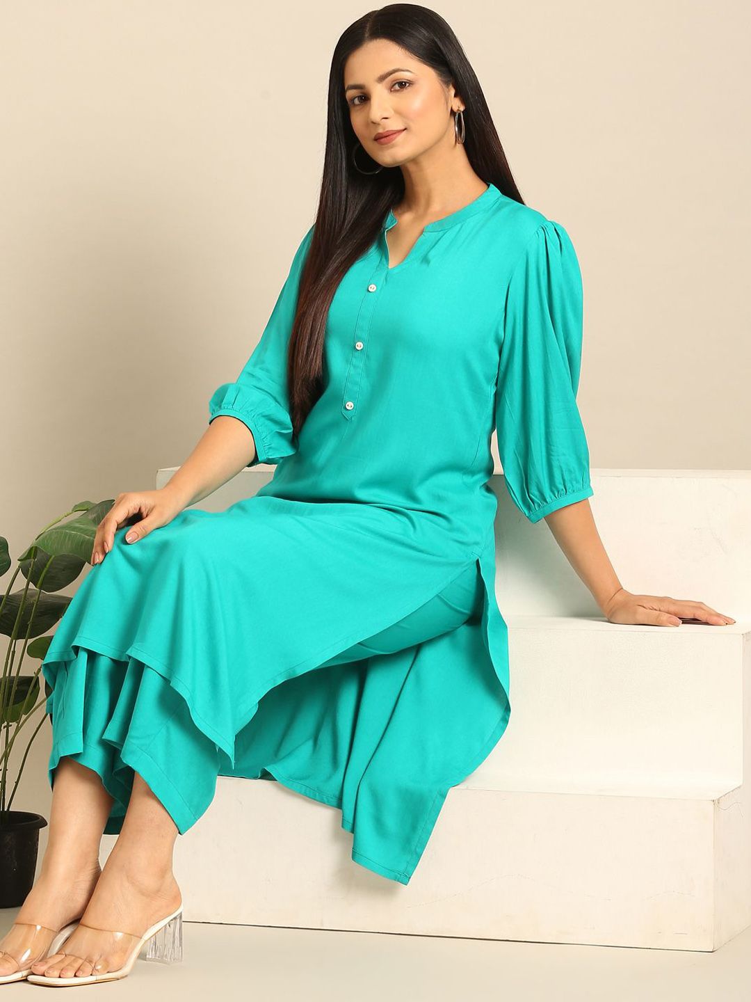 Anouk Women Regular Kurta with Trousers