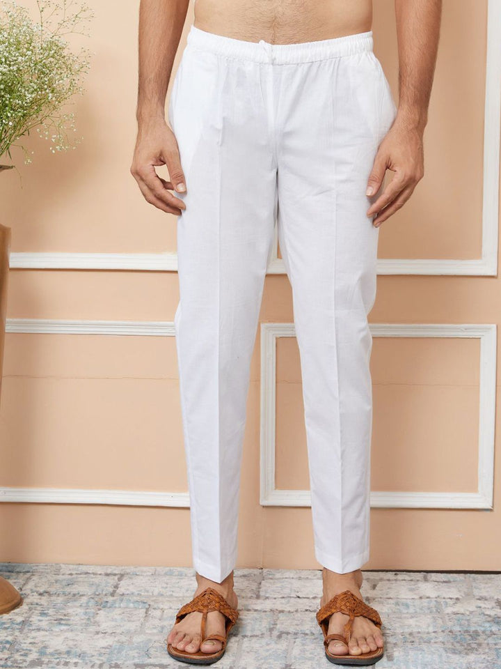 See Designs Ethnic Motifs Woven Design Long Sleeves Regular Straight Kurta & Pyjama