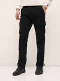 THE BEAR HOUSE Men Cotton Solid Regular Fit Cargo