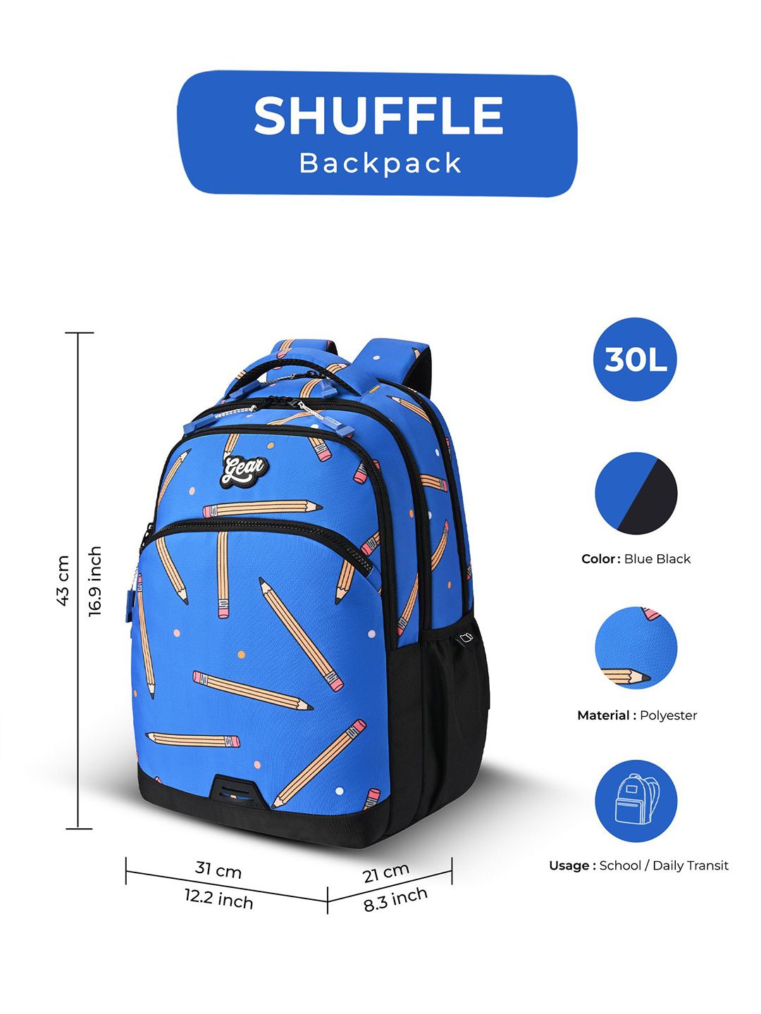 Gear Unisex Backpack