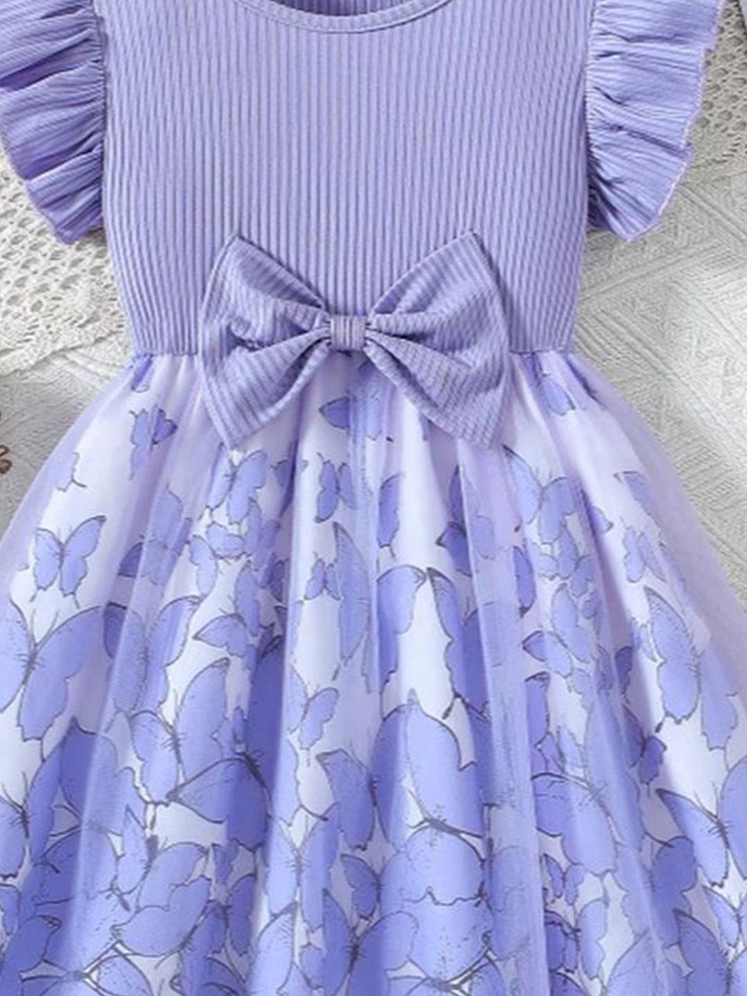 YK Floral Fit & Flare Dress