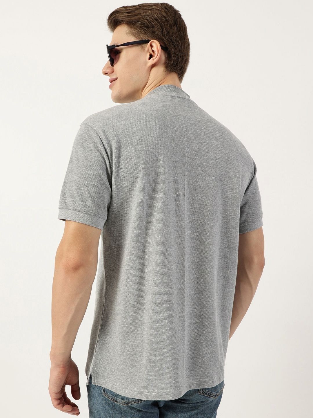 Thomas Scott Men Mandarin Collar T-shirt