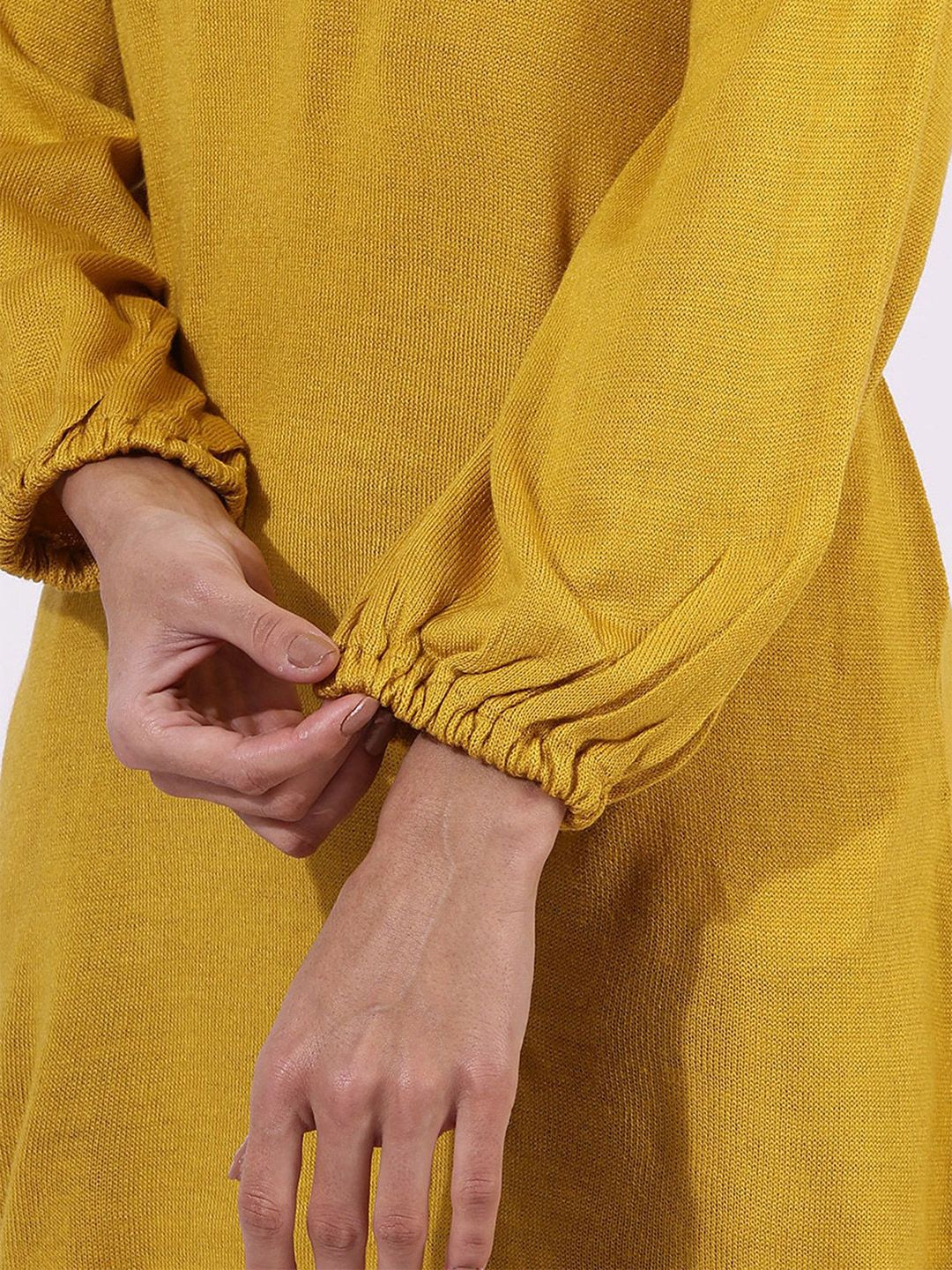 W Women Round Neck Long Sleeves Tunic