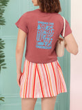 DressBerry Joyful Journeys Printed T-shirt
