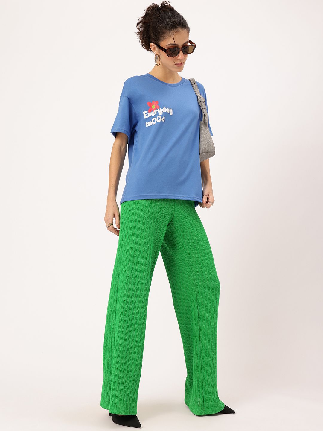 DressBerry Mood Booster Printed Drop-Shoulder T-shirt