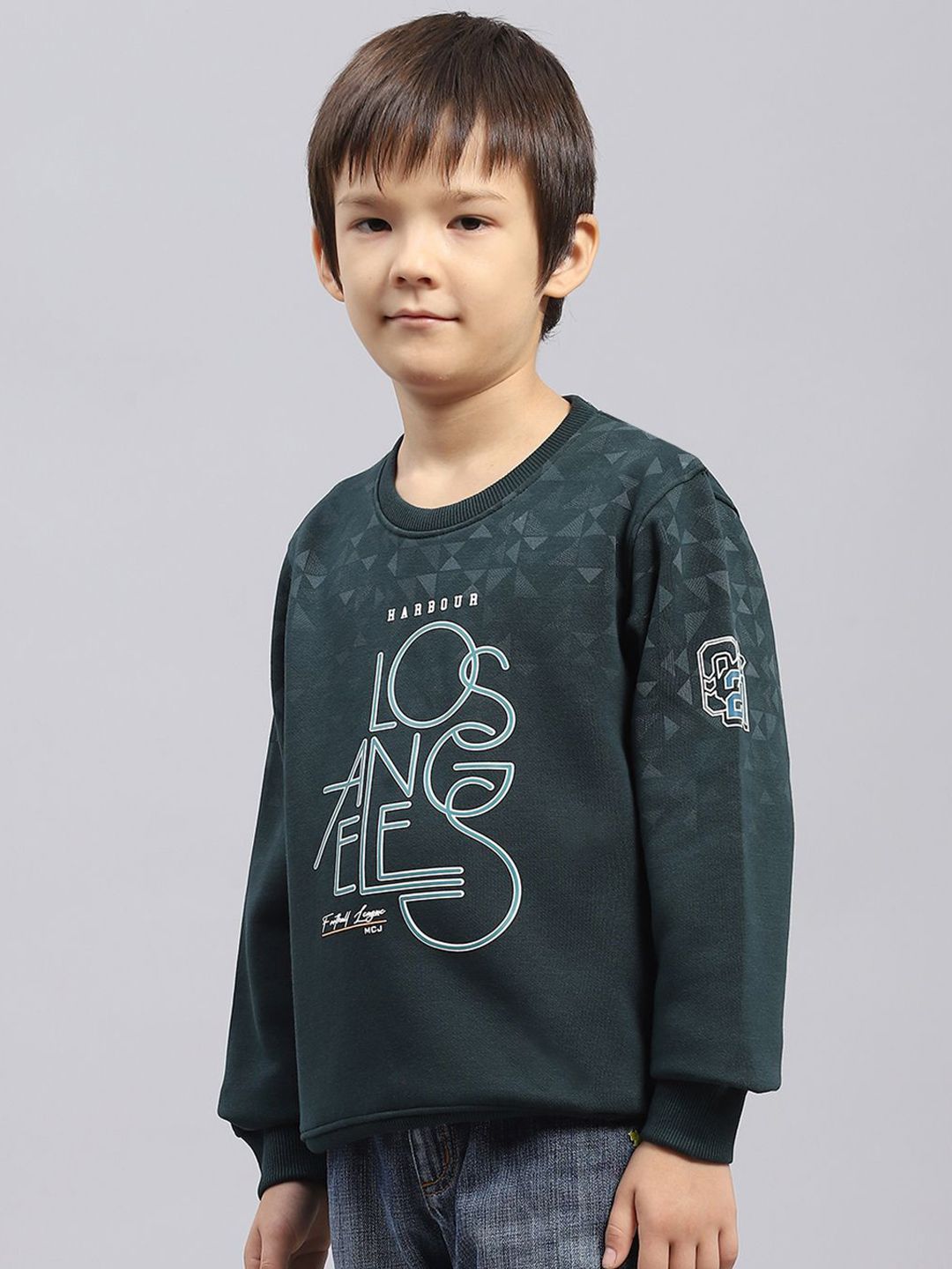 Monte Carlo Boys Round Neck Cotton Sweatshirt