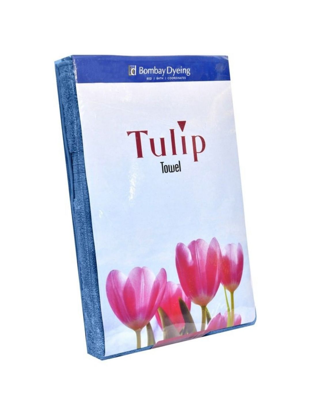 BOMBAY DYEING Blue Cotton 450 GSM Bath Towel