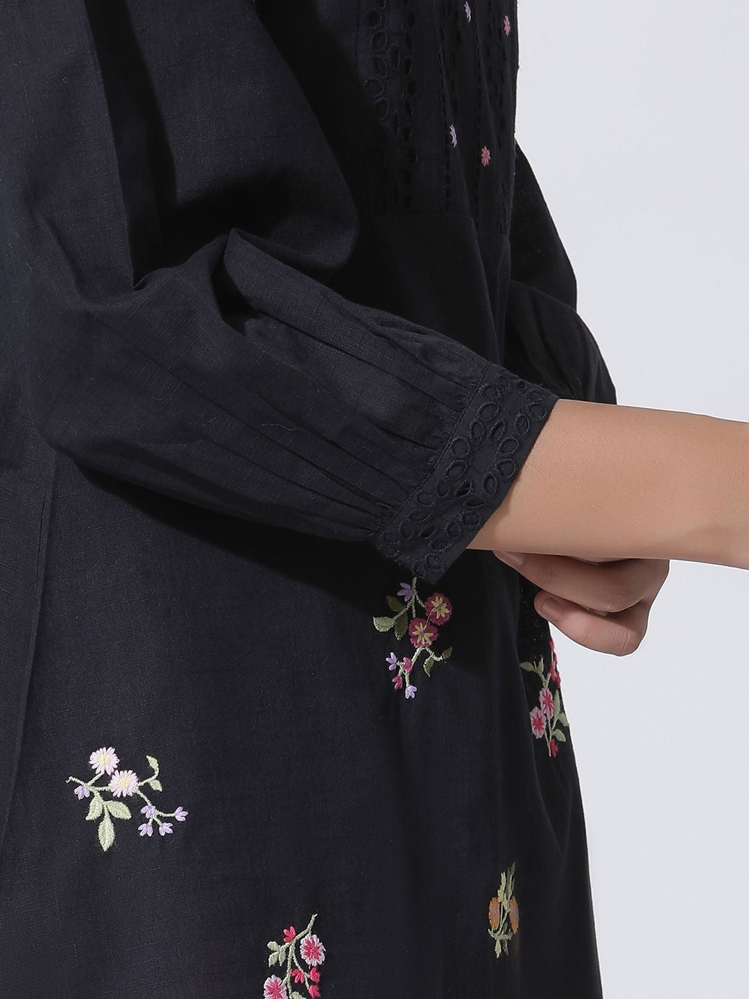 W Floral Print Cotton Top