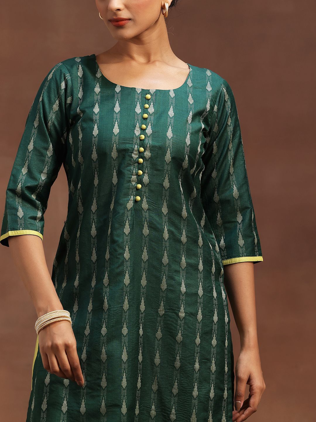 Libas Ethnic Motifs Woven Design Kurta with Salwar & Dupatta