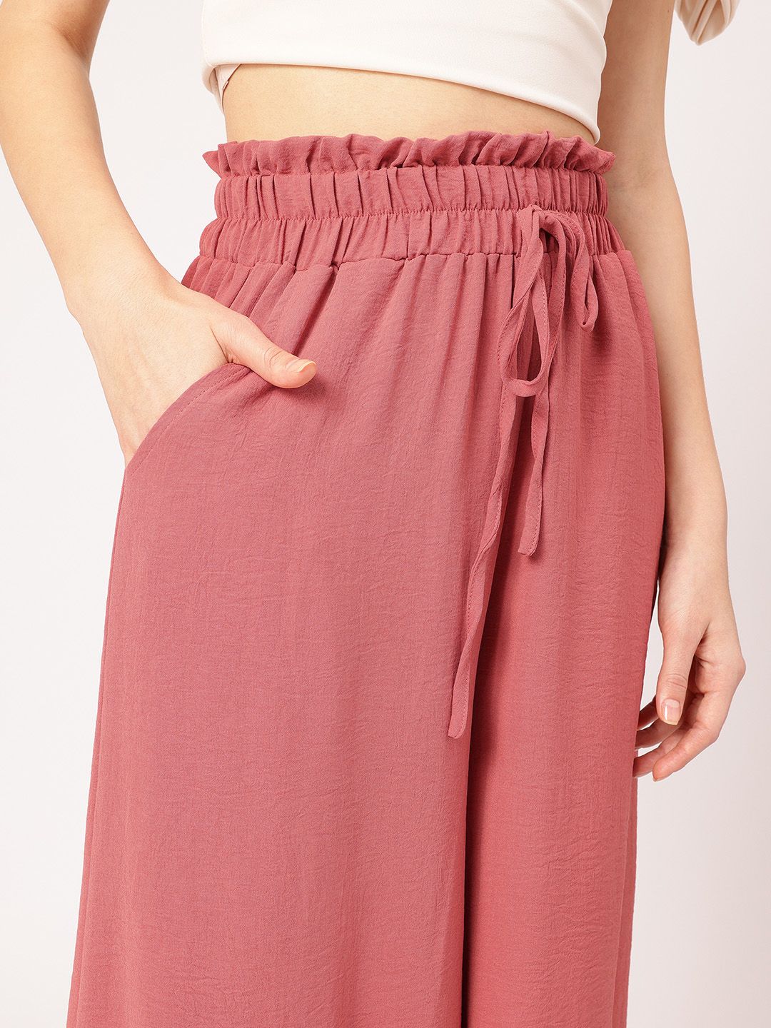 DressBerry Women Seluar Pinggang Tinggi Flair Flair