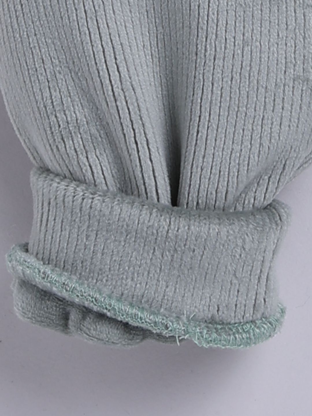 Moms Love Infant Boys Ribbed Velvet-Finish Pure Cotton Sweatshirt With Joggers