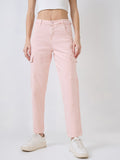 SPYKAR Women Mom Fit Mid-Rise Cotton Cargo Styles Jeans