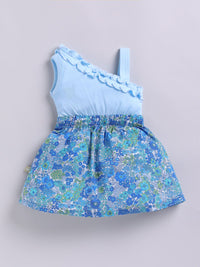 Moms Love Infant Girls Floral Print Fit & Flare Pure Cotton Dress
