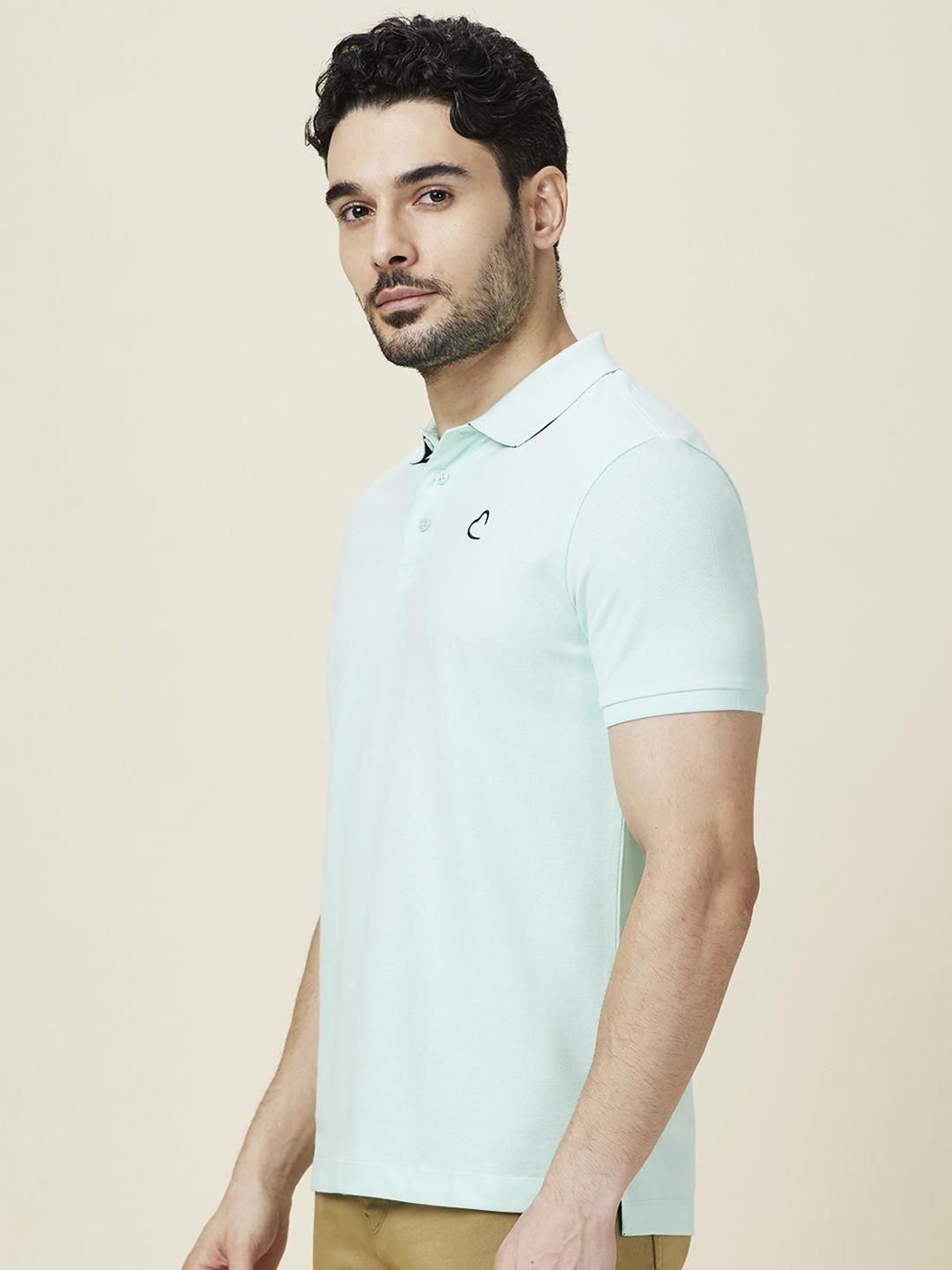 Being Human Men Polo Collar Slim Fit T-shirt