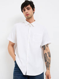 SPYKAR Men Spread Collar Solid Casual Shirt