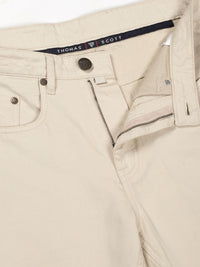 Thomas Scott Men Smart Regular Fit Mid-Rise Chinos