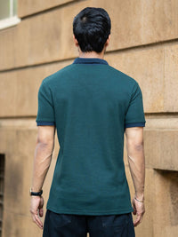 Powerlook SS25 Contrast Polo Collar T-Shirt