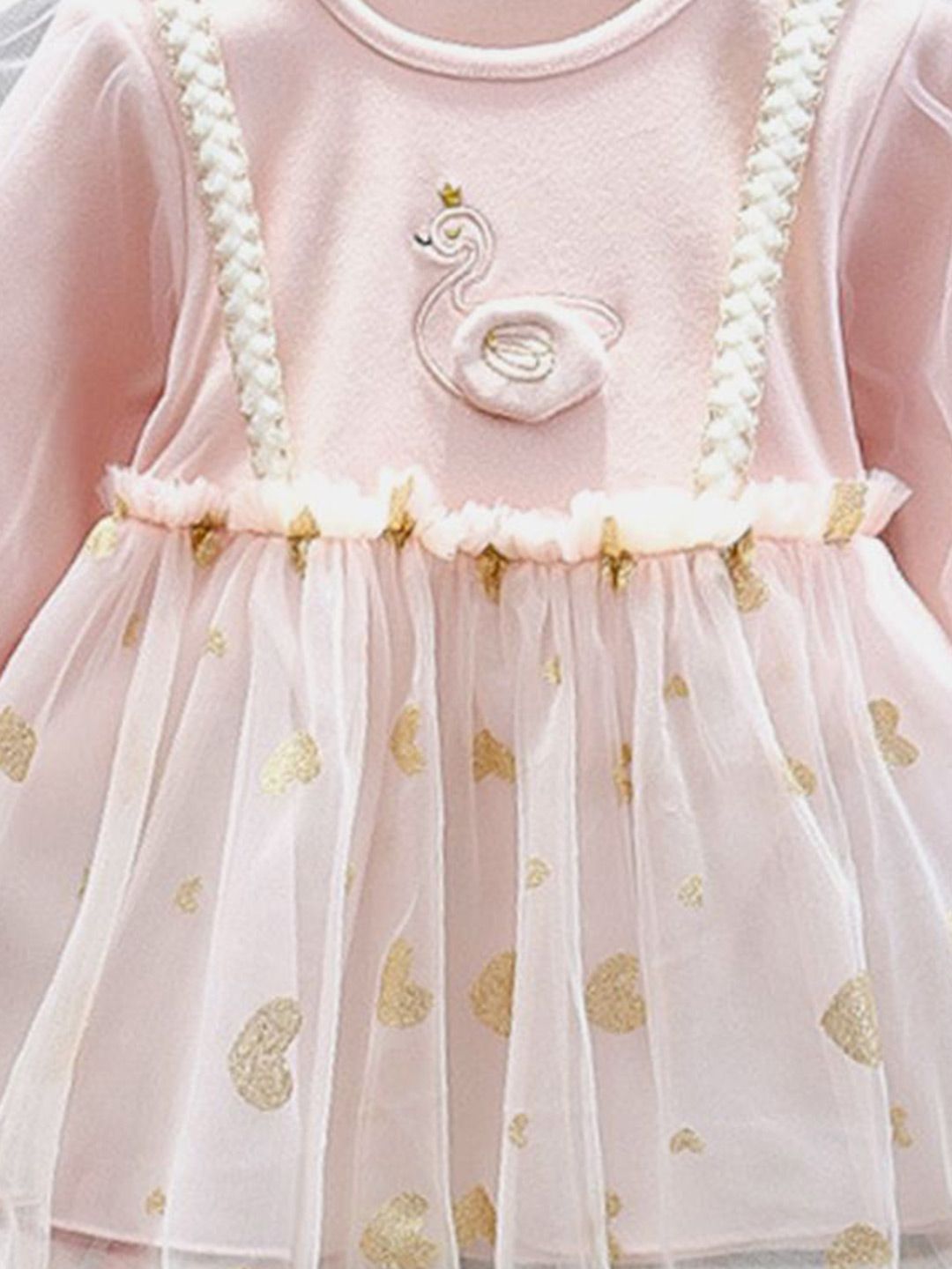 YK Puff Sleeve Fit & Flare Dress