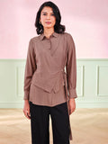 AND Women Wrap Detail Top