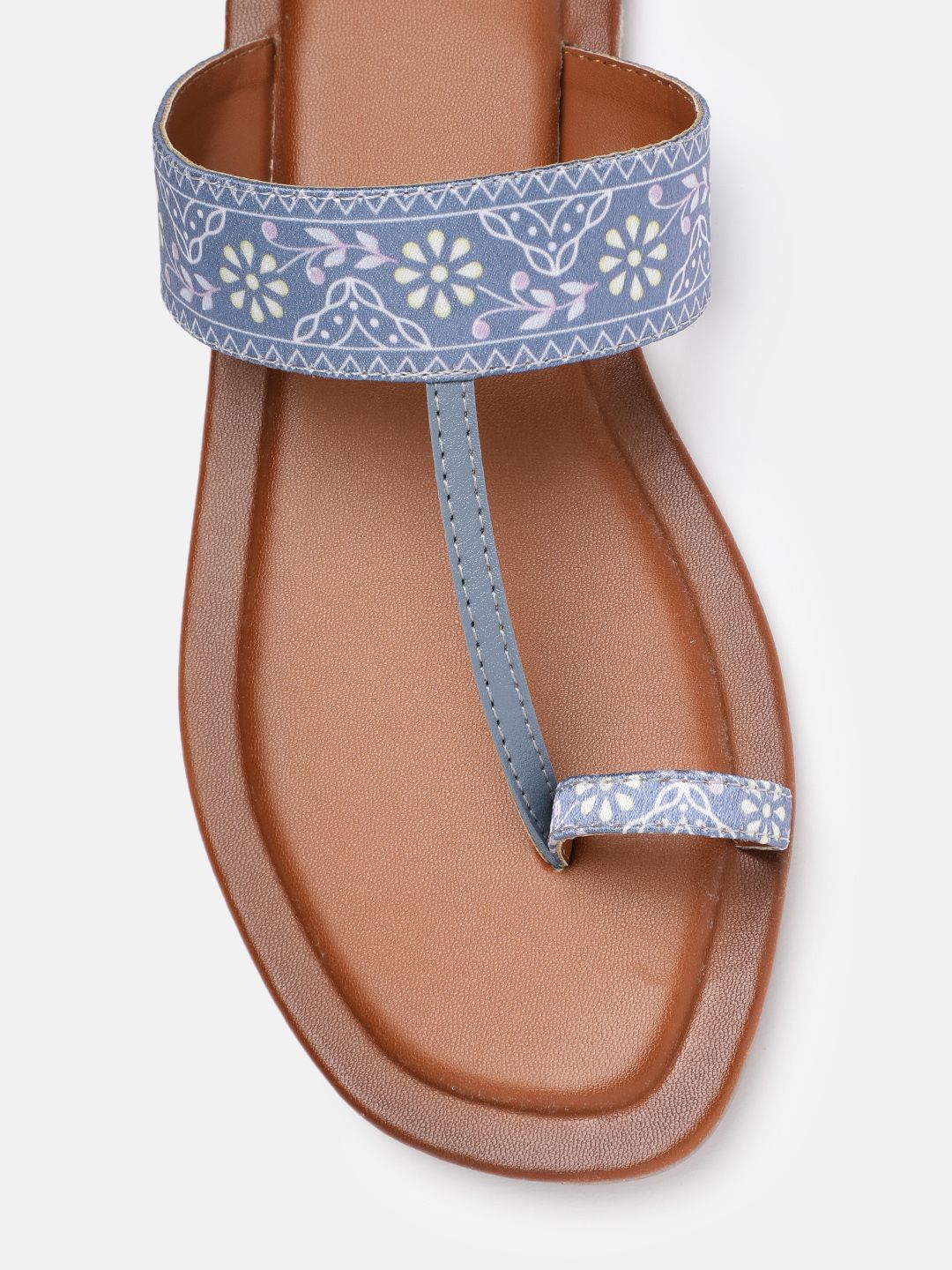 Anouk Women Printed One Toe Flats