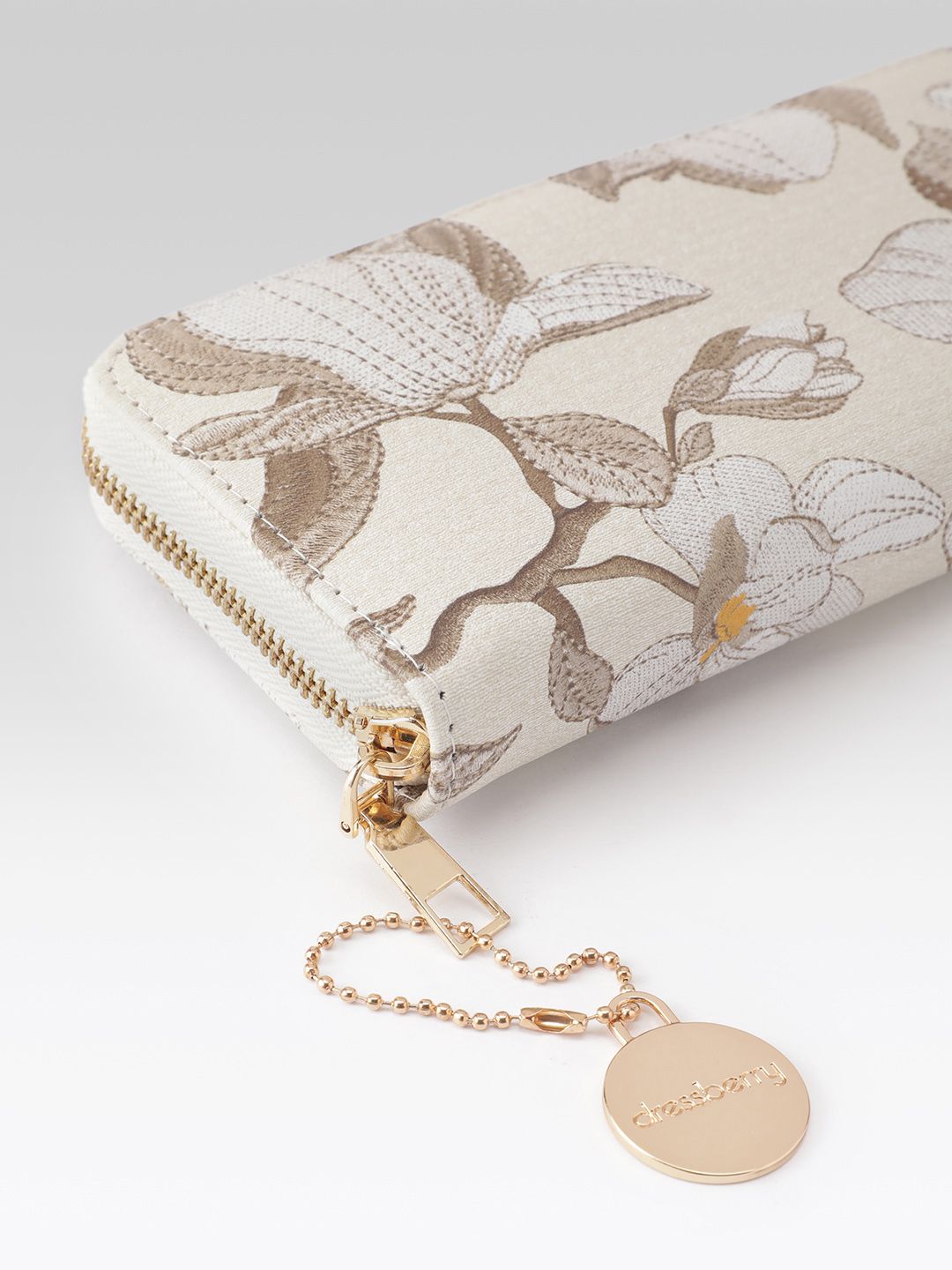 DressBerry Women Floral Printed Zip Around Wallet