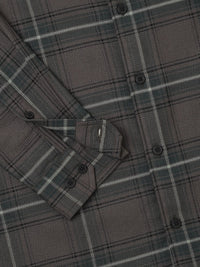 VASTRADO Men Classic Slim Fit Tartan Checks Pure Cotton Casual Shirt