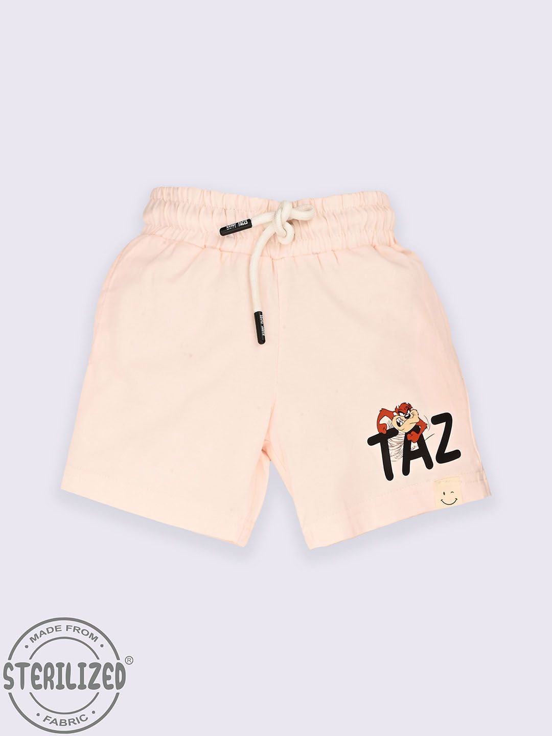 Happy Faces Boys Looney Tunes Printed Cotton Shorts