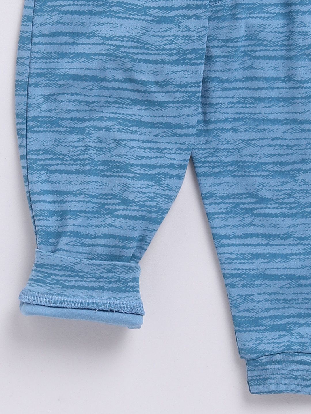 Moms Love Infant Boys Printed Cotton Shirt & Joggers