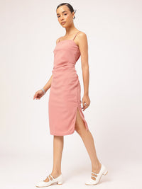 DressBerry Pleated Sheath Dress