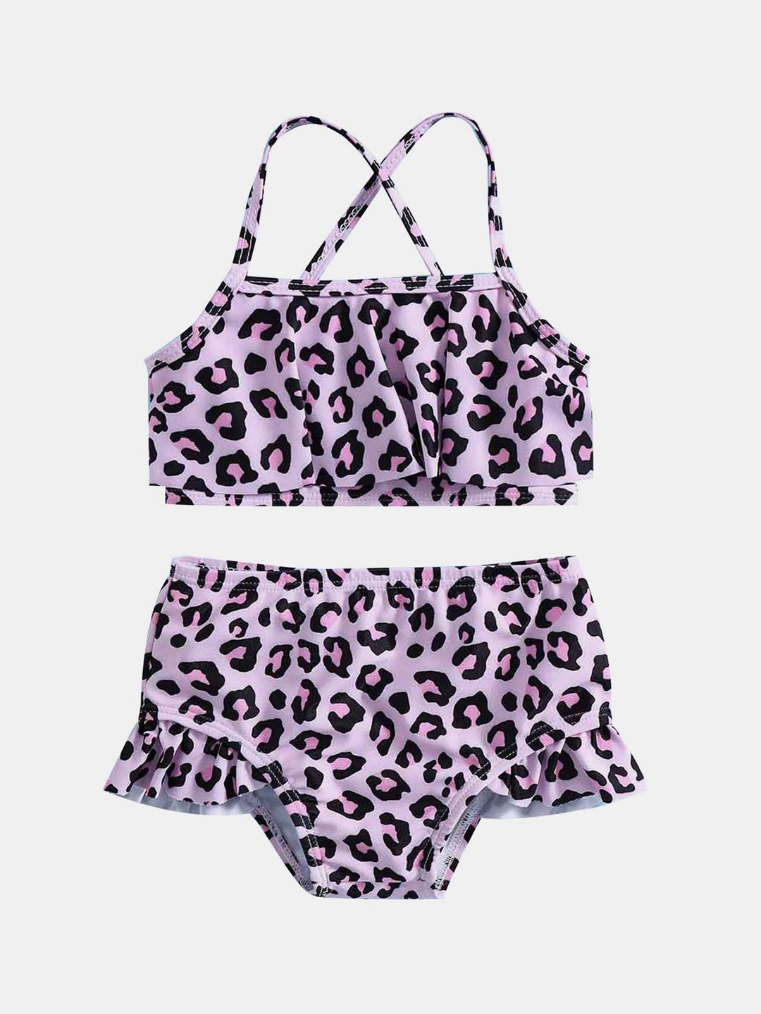 YK Girls Animal Printed Swimset
