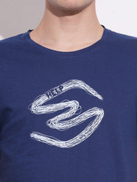 Being Human Men Graphic Printed Round Neck Cotton Slim Fit T-shirt