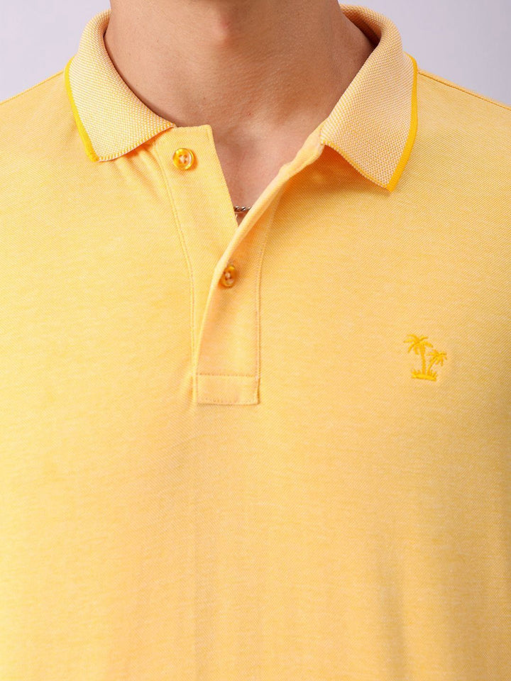 The Indian Garage Co Polo Collar Slim Fit T-shirt