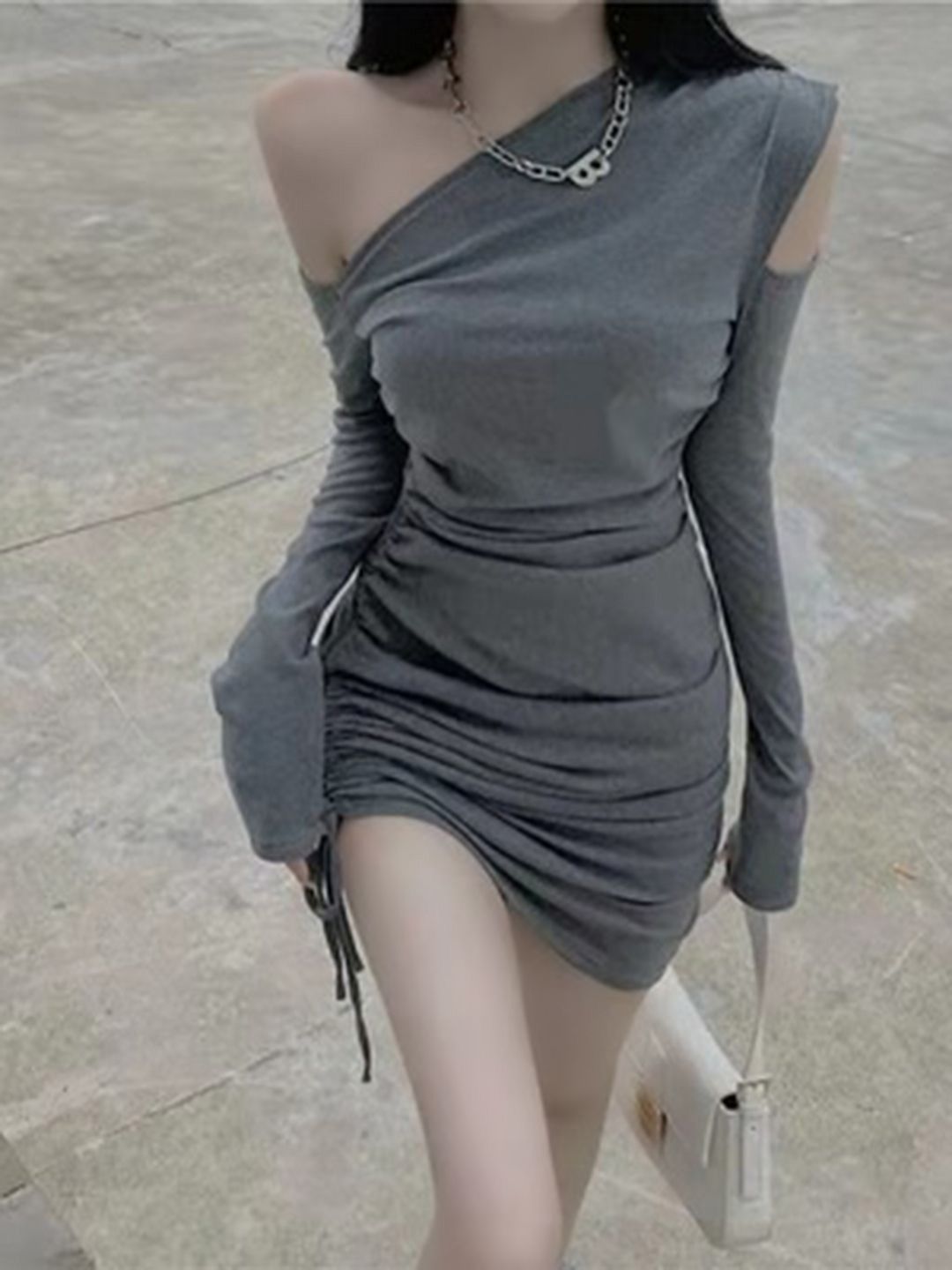 DressBerry Women Striped Bodycon Mini Dress