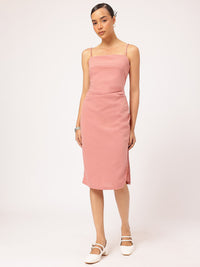 DressBerry Pleated Sheath Dress