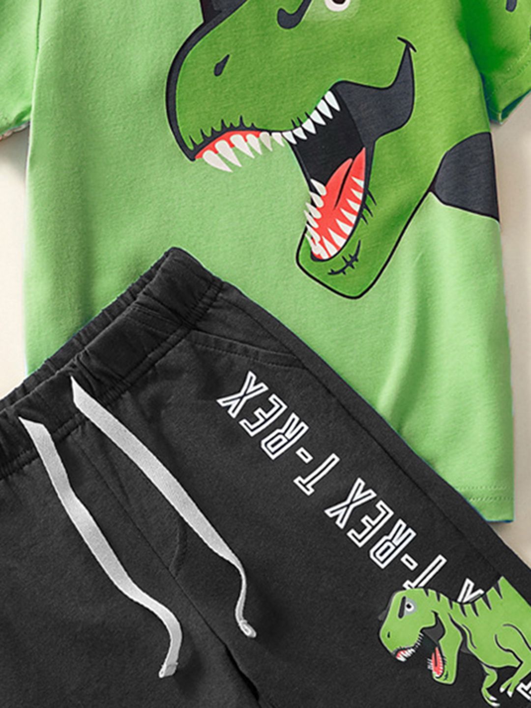 YK Boys Printed T-shirt With Shorts