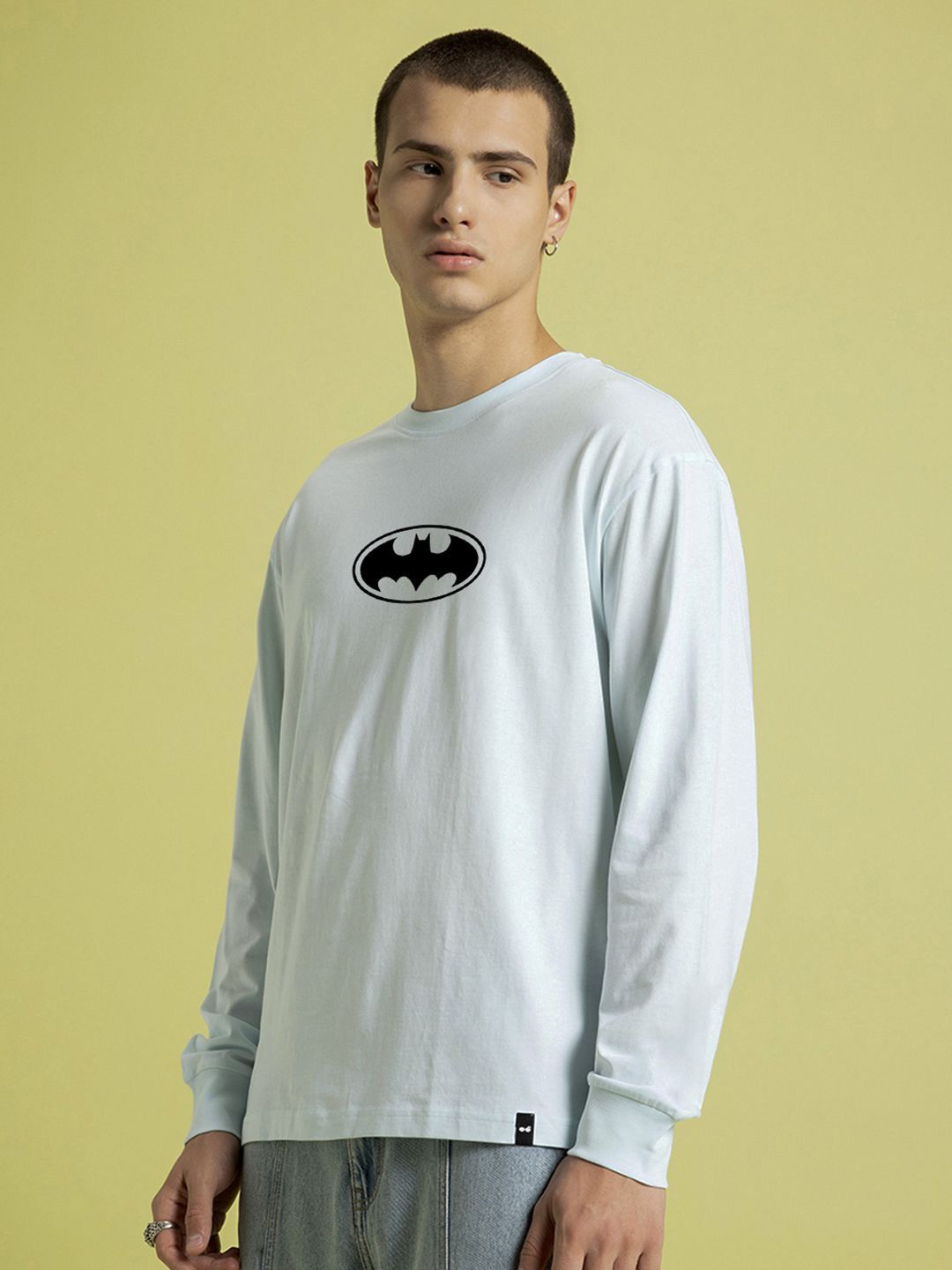 Bewakoof DC Batman Men's Graphic Oversized T-Shirt