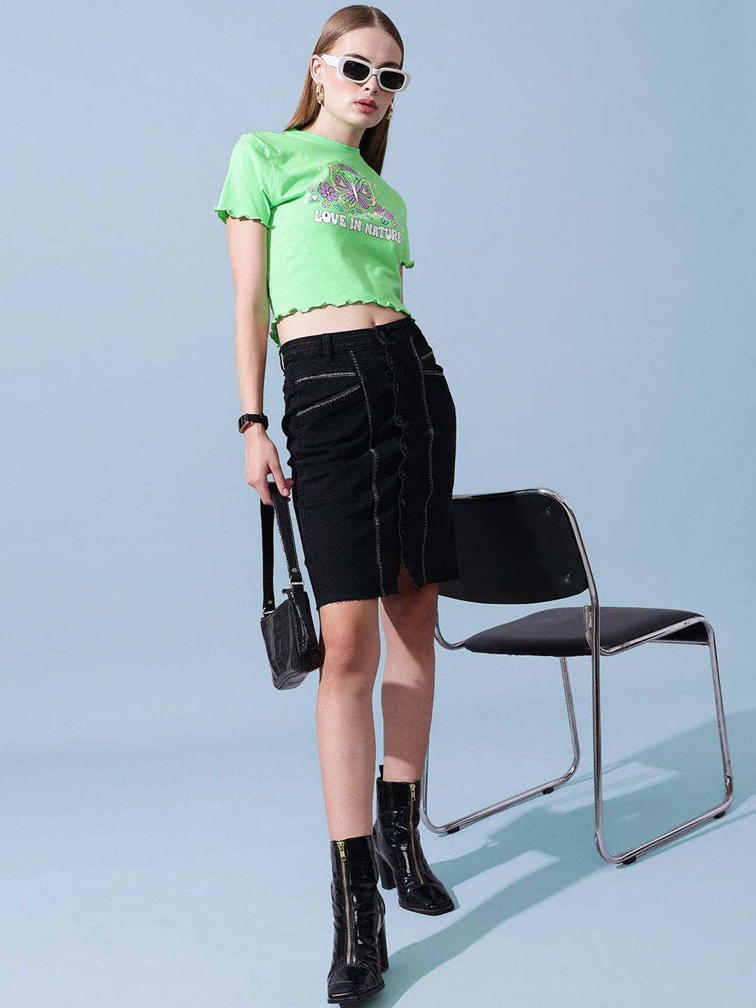 STREET 9 Pencil Above Knee Skirts