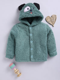 Moms Love Infant Boys Hooded Tailored Fleece Jacket