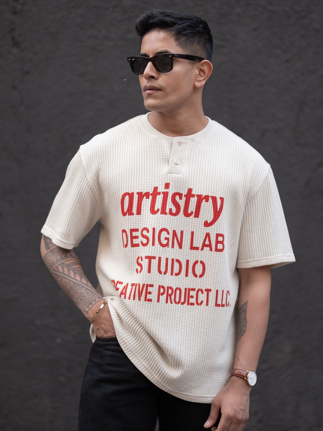 Powerlook Men Printed T-shirt