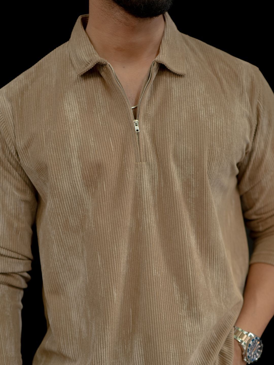 Powerlook Men Printed Polo Collar T-shirt