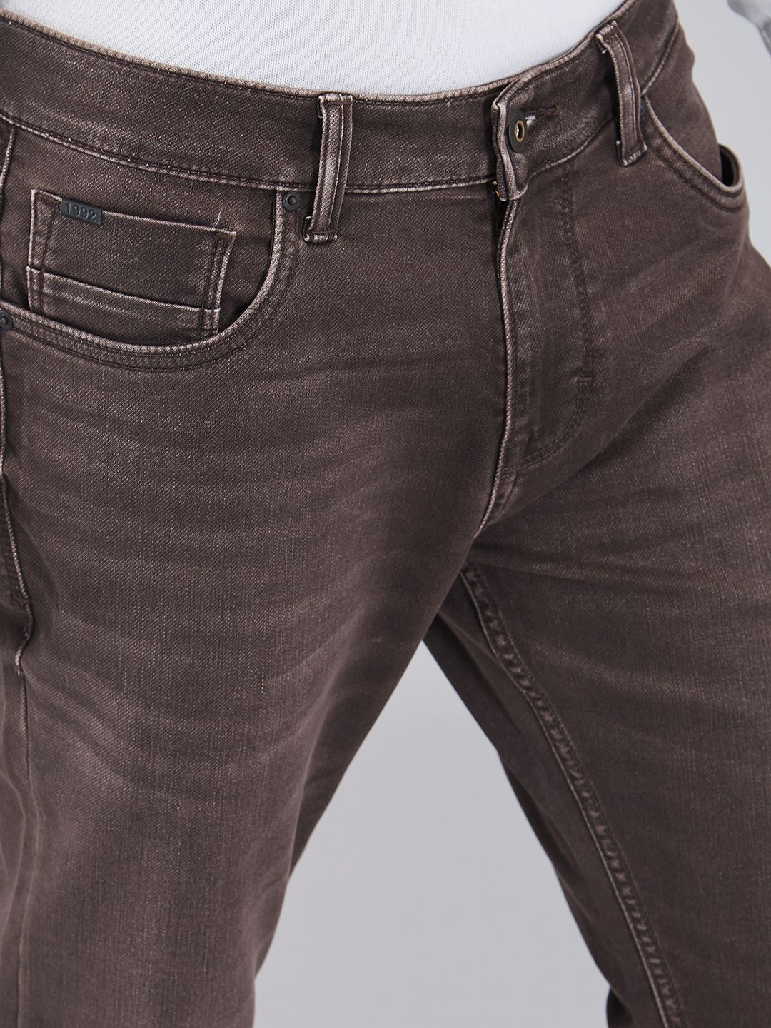 SPYKAR Men Skinny Fit Low-Rise Light Fade Stretchable Jeans