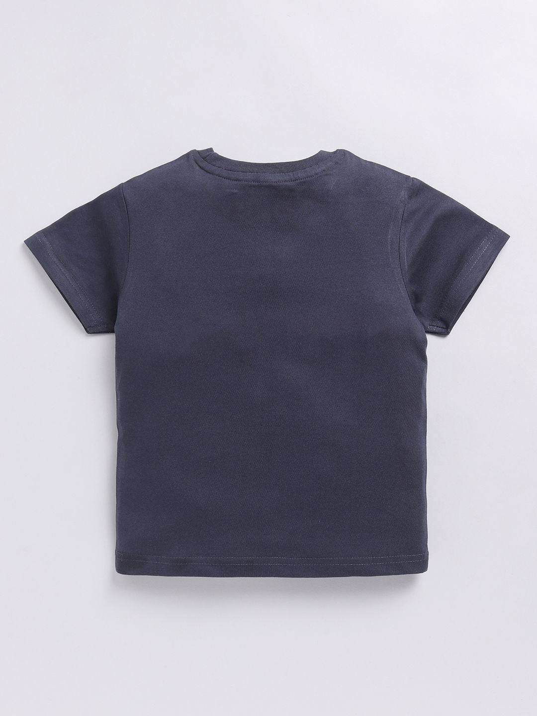 Happy Faces Kids Boys Typography Printed Pure Cotton T-Shirt