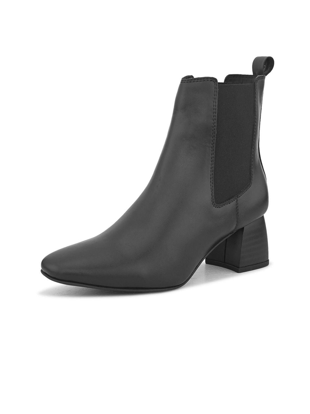 DressBerry Women Block-Heeled Chelsea Boots