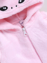 Moms Love Infant Girls Pure Cotton Hooded Sweatshirt